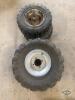 2 sets of tires and rims
