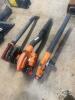 3 leaf blowers - 3
