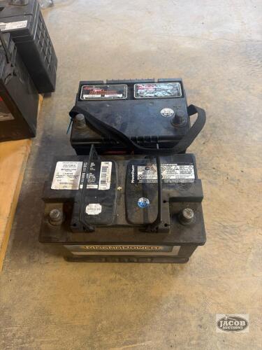 2 automotive battery&rsquo;s