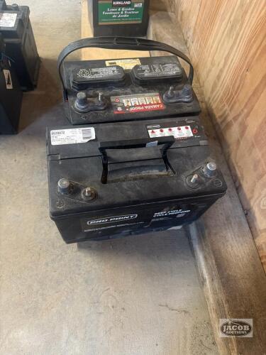 2 automotive battery&rsquo;s