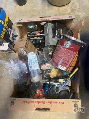 Box of misc items