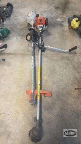 2 stihl weed trimmers