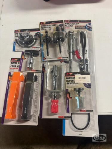 Steering pulley mover , hose clamp pliers , misc