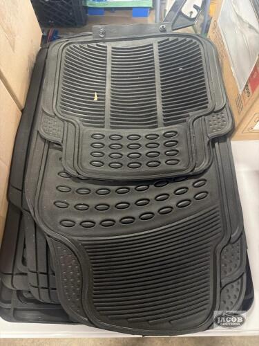 Assortment of floor mats