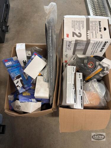 2 boxes of 3m sand paper mask , misc