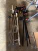 Assortment of wood clamps