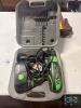 Kawasaki battery drill set