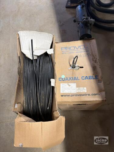 2 boxes of coax cable
