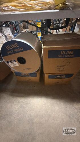 4 boxes of poly tubing