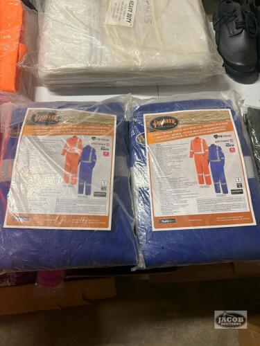 4 pair of coveralls
