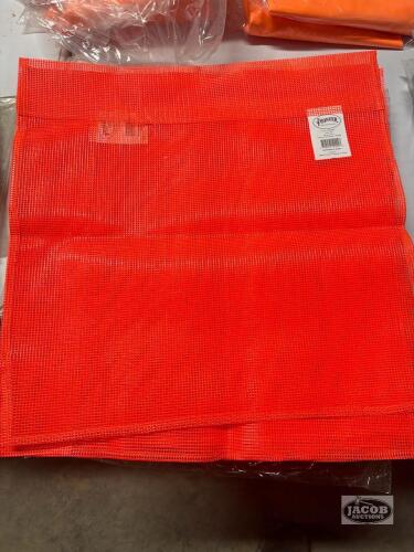 Lot of safety flags