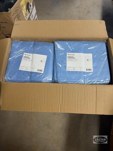 2. Boxes of 100 overhead cover gown