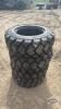 Unused 10-16.5 skid steer tire x4
