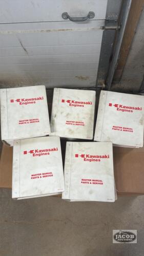 Kawasaki parts and service books