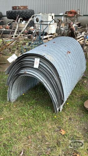 APPROX. (18) METAL SILO CHUTE SECTIONS