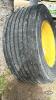 MICHELIN 445/50R 22.5 TIRE ON 8 BOLT RIM - 2