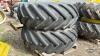 (2) GOODYEAR 23.1/18 26 ON 8 BOLT RIMS - 2