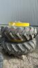 (2) GOODYEAR 18.4-38 SNAP ON DUALS