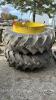 (2) GOODYEAR 18.4-38 SNAP ON DUALS - 2