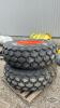 (2) FIRESTONE 18.4-36 TIRES ON (2) 8 BOLT RIMS