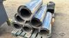 ASSORTED LOT OF 8IN STEEL INSULATED CHIMNEY PIPE - 6