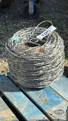 NEW BARBED WIRE FENCE ROLLS