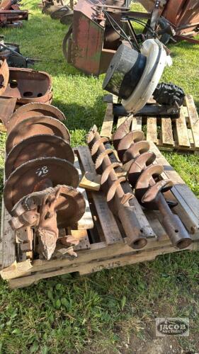 (3) HEAVY DUTY INDUSTRIAL POST HOLE AUGERS