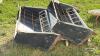 (2) 36IN WIDE GOAT FEEDERS - 5