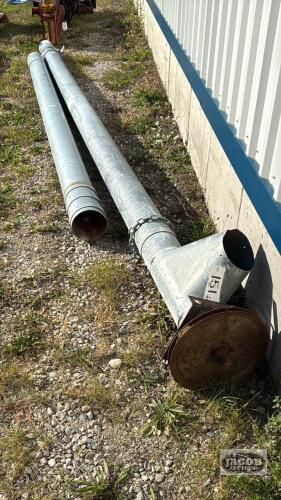 25FT X 6IN GALVANIZED AUGER (2PC)