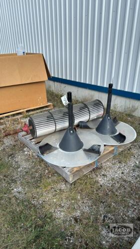 (2) CASE IH CHAFFE SPREADERS