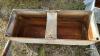 (3) 4FT GALVANIZED BSM WATER TROUGHS - 5