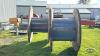 (2) 77IN DIAMETER WOODEN WIRE SPOOLS - 4