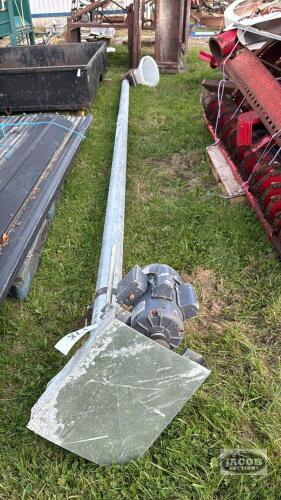 20FT X 4IN AUGER WITH 3/4HP MOTOR