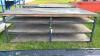 WOODEN AND METAL WORK BENCH - 2