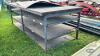 WOODEN AND METAL WORK BENCH - 4