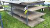 WOODEN AND METAL WORK BENCH - 2