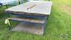 WOODEN AND METAL WORK BENCH - 3