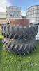 SET OF FIRESTONE 18.4R38 SNAP ON DUALS