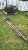 (8) SECTIONS OF DIAMOND HARROWS WITH POLES