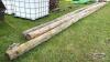 (3) USED HYDRO POLES - 3