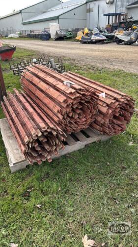 (3) ROLLS OF 4FT WOODEN SNOW FENCE
