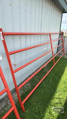 14.5FT 5-BAR GATE WITH FLAT FLANGES ON THE END