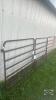 (3) 4FT X 4FT HIGH STEEL TUBE GATES