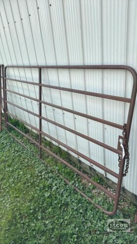 8FT X 4FT HIGH STEEL TUBE GATE