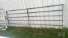 10FT X 4FT HIGH STEEL TUBE GATE