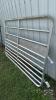 ALUMINUM 7FT X 57IN HIGH DIAMOND BAR GATE