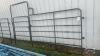 11FT X 5FT STEEL GATE WITH WALK THROUGH MAN GATE - 2