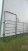 11FT X 5FT STEEL GATE WITH WALK THROUGH MAN GATE