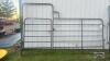 11FT X 5FT STEEL GATE WITH WALK THROUGH MAN GATE - 2