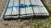 (20) SHEETS OF 25FT USED GALVANIZED ROOFING STEEL - 2